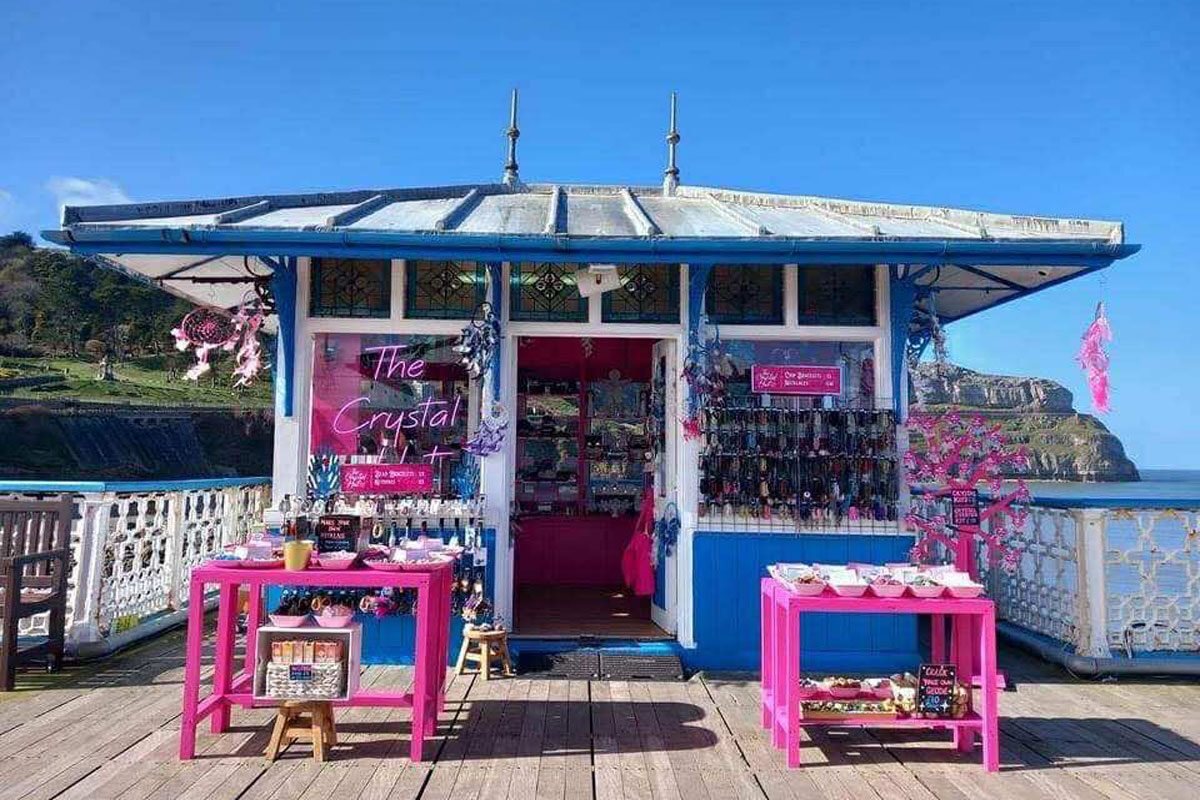 The Crystal Hut — Llandudno Pier — days out from The Rosedene